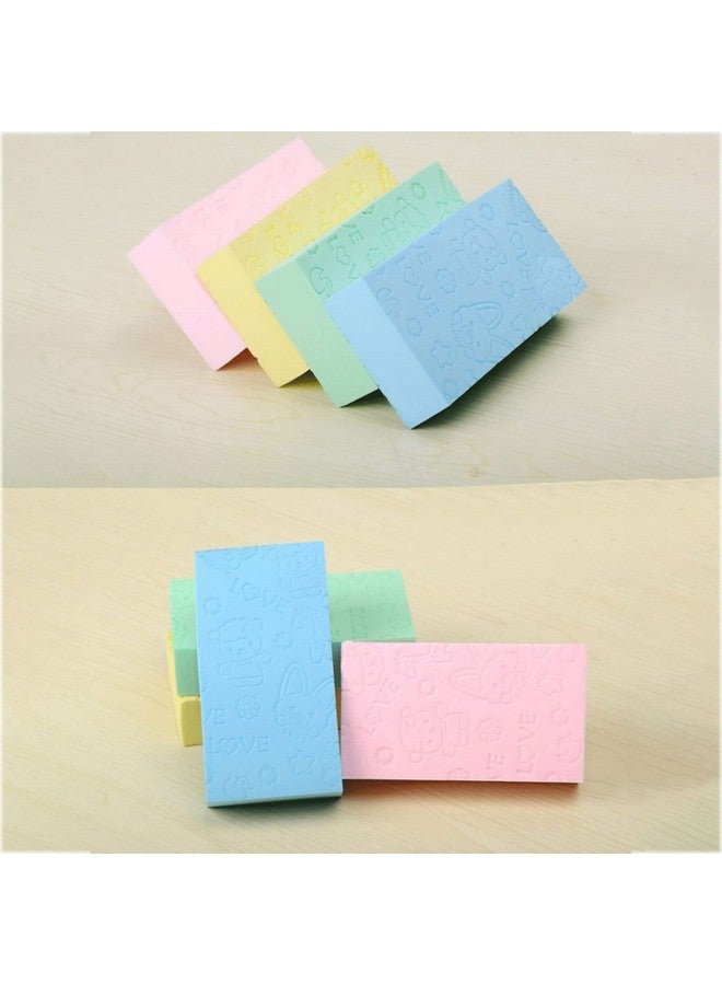 FELOFIX 2 pcs Random Color Ultra Soft Exfoliating Sponges, Bath Sponge for Kids and Adult Shower, Dead PVA Skin Sponge Remover for Bathroom Body Cleansing Supplies (Multicolor) - Image 4