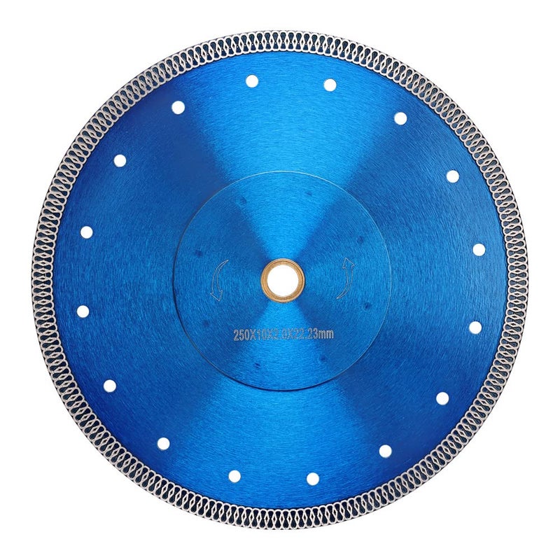 DAPRO 10" Diamond Porcelain Tile Saw Blade Cutting for Granite Marble Ceramic Tiles - Image 2