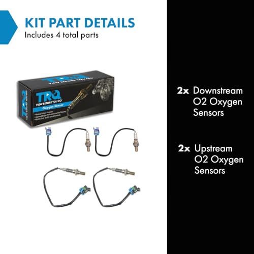 TRQ Oxygen O2 02 Sensor Downstream & Upstream Kit for Camaro Caprice Corvette SS - Image 2