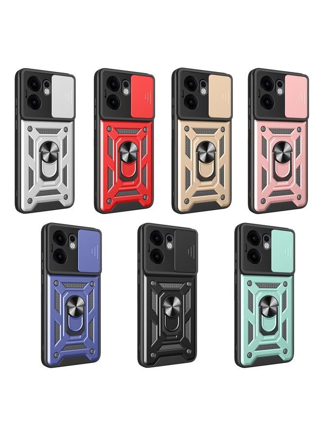 S-TOP Case For OPPO Reno13 F 4G / 5G Sliding Camera Cover Design TPU Hybrid PC Phone Case - Image 2