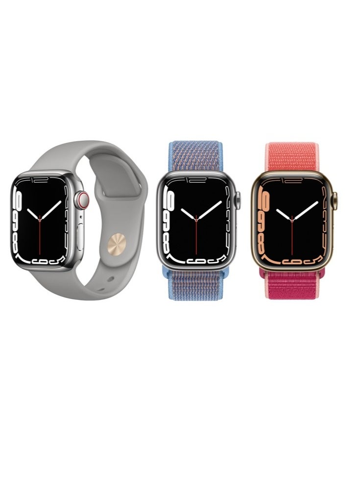 بيرفيي 3 قطع لتبديل سوار الساعة لساعة Apple Watch بأحجام 41/40/38 ملم من السلسلة 8/7/6/5/4/SE.  - Image 1