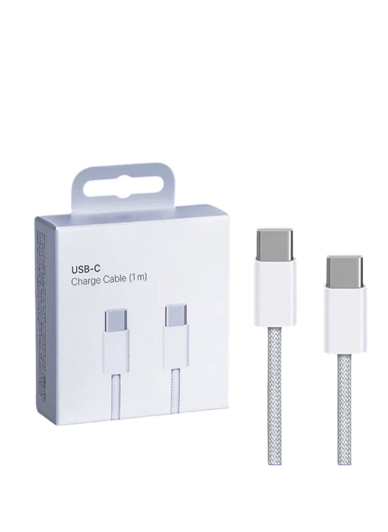USB-C Woven Charge Cable (1 m)  - Image 1