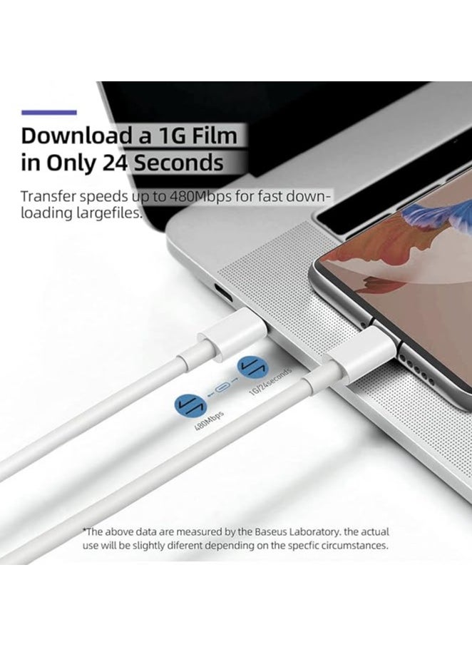 USB-C Woven Charge Cable (1 m)  - Image 5