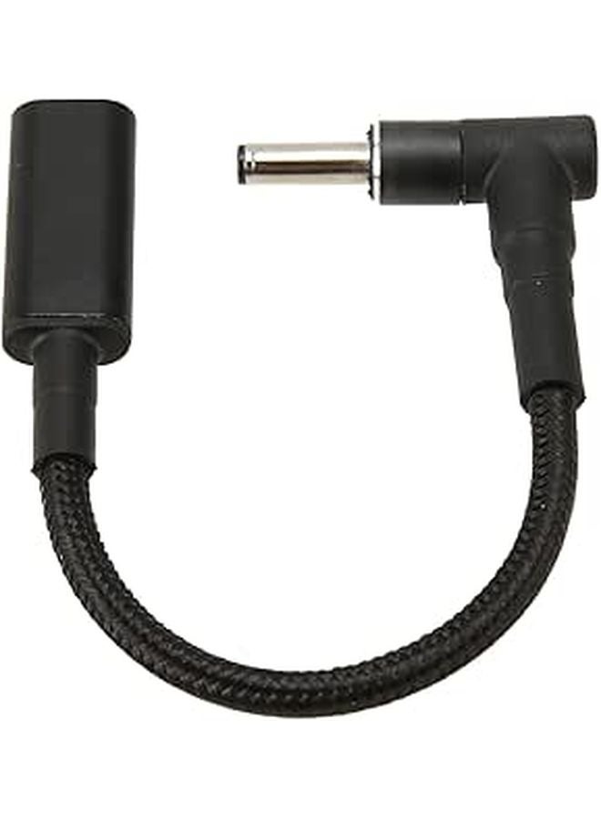 USB C إلى محول DC 4.0x1.35mm طرف رفيع كابل محول شحن لابتوب بقوة 100W PD - Image 1