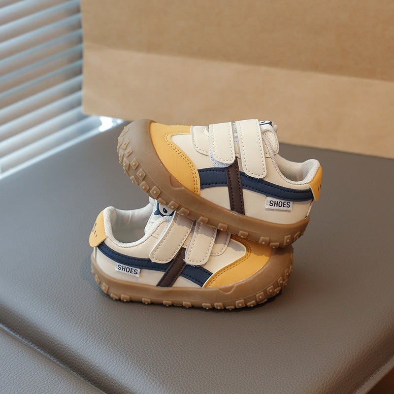Girls'' Fashion Sneakers 2026 Wholesale Kids'' Soft-Soled Velcro Casual Shoes Baby Running Shoes - Image 2