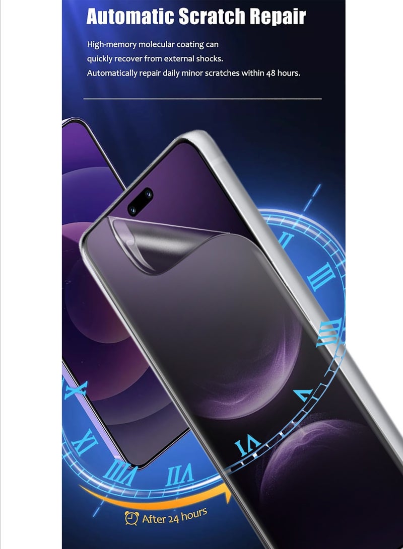 Wtech Huawei nova 14 Ultra 5G 2025 Premium Hydrogel Anti Spy / Anti Privacy Film Thin and Flexible Screen Protector (MSHFMP) - Clear - Image 4