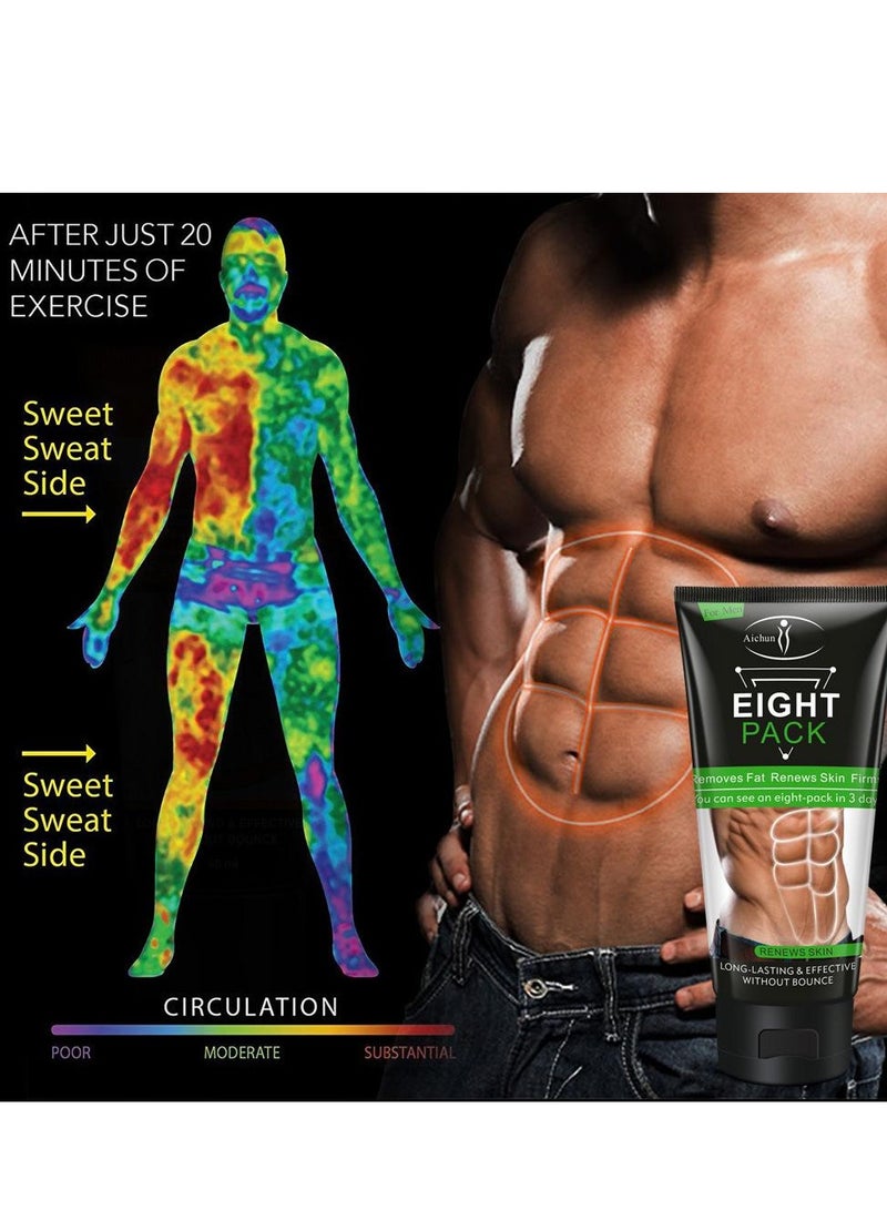 AICHUN Eight Pack Fat Burner Abdominal Cream for Belly Fat Burner,Slimming Waist, Belly and Slimming Cream - Image 3