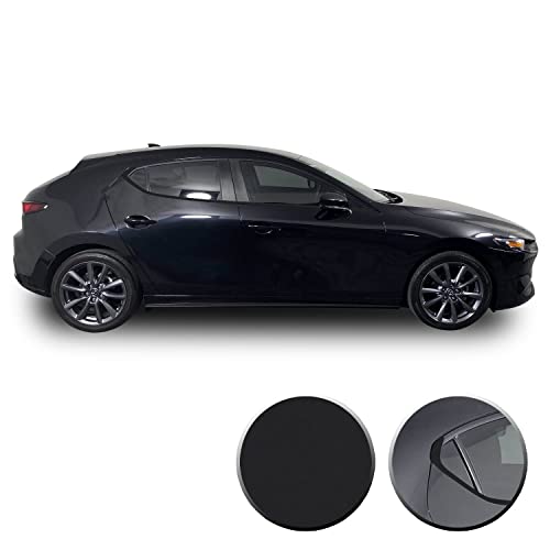 GOMU Window Chrome Delete Blackout Precut Vinyl Wrap Overlay Kit Compatible with and Fits Mazda 3 Hatchback 2019-2021 - Matte Black - Image 2