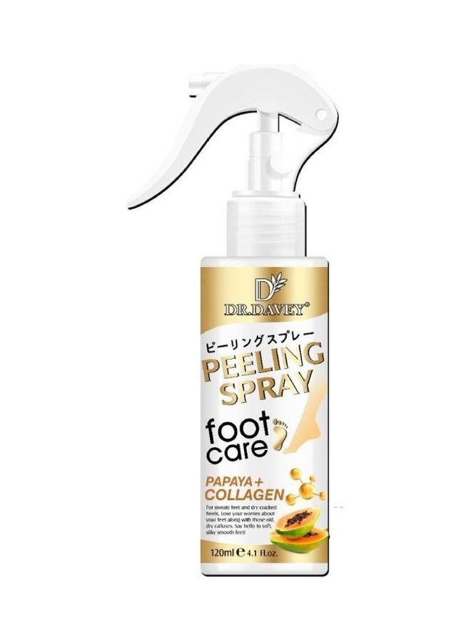 DR. DAVEY Papaya And Collagen Foot Care pelling Spray Clear 120ml - Image 1