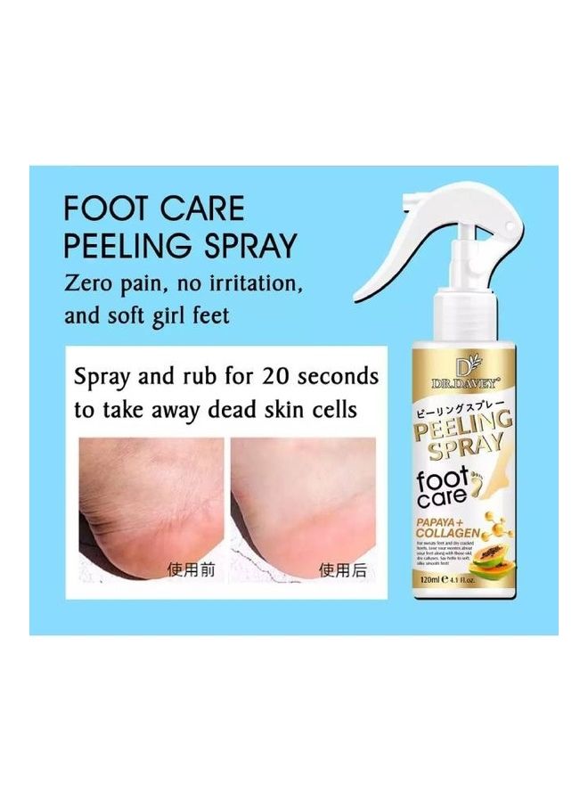 DR. DAVEY Papaya And Collagen Foot Care pelling Spray Clear 120ml - Image 2