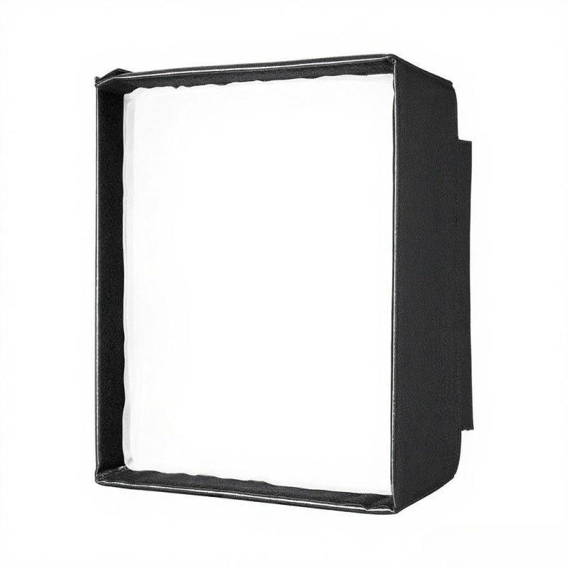 مرآة الصندوق الناعم: قماش أسود قابل للطي ومقاوم للجروح - متوافقة مع مصباح FH50Bi FH50R LED، ضوء منتشر متساوٍ للتصوير الفوتوغرافي الداخلي في الاستوديو والتصوير شخصي للأزياء - Image 4