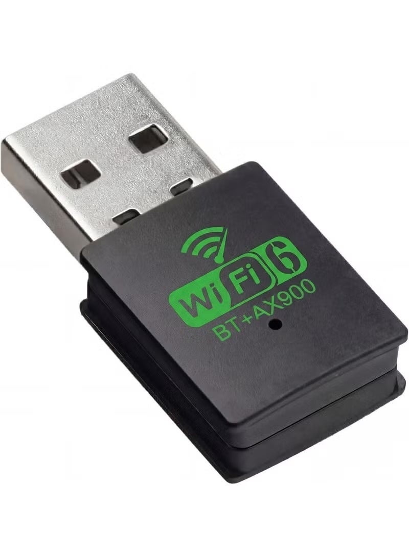 محول USB صغير يدعم تقنيتي WiFi 6 وBluetooth 5.4 بسرعة AX900Mbps؛ وحدة لاسلكية (Dongle) ثنائية النطاق (2.4 جيجاهرتز/5 جيجاهرتز) لأجهزة الكمبيوتر المكتبية والمحمولة؛ جهاز استقبال إنترنت عالي السرعة؛ محول شبكة "نانو" بتقنية التوصيل والتشغيل (Plug & Play) وزمن انتقال منخفض؛ مثالي للألعاب، والبث المباشر، ومكالمات الفيديو، والعمل عبر الإنترنت؛ متوافق مع نظام Windows. - Image 1