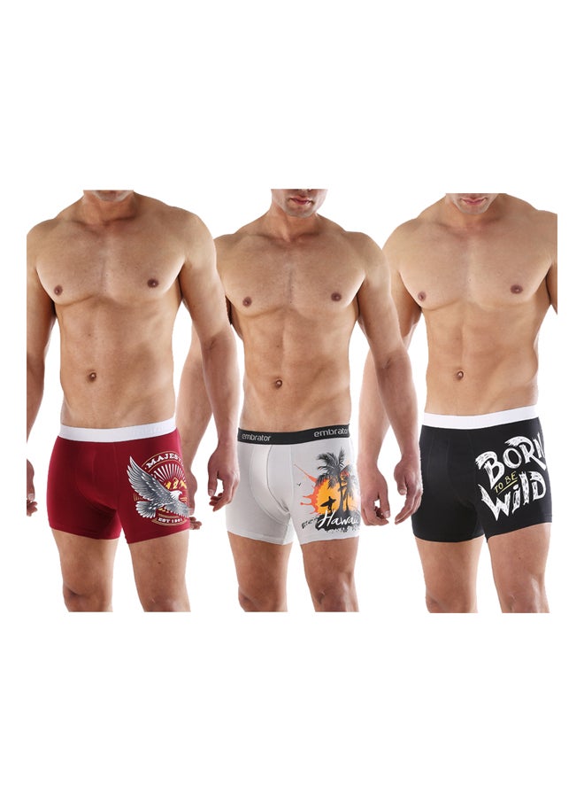 embrator - Men Half shorts pack of 3 - Image 1