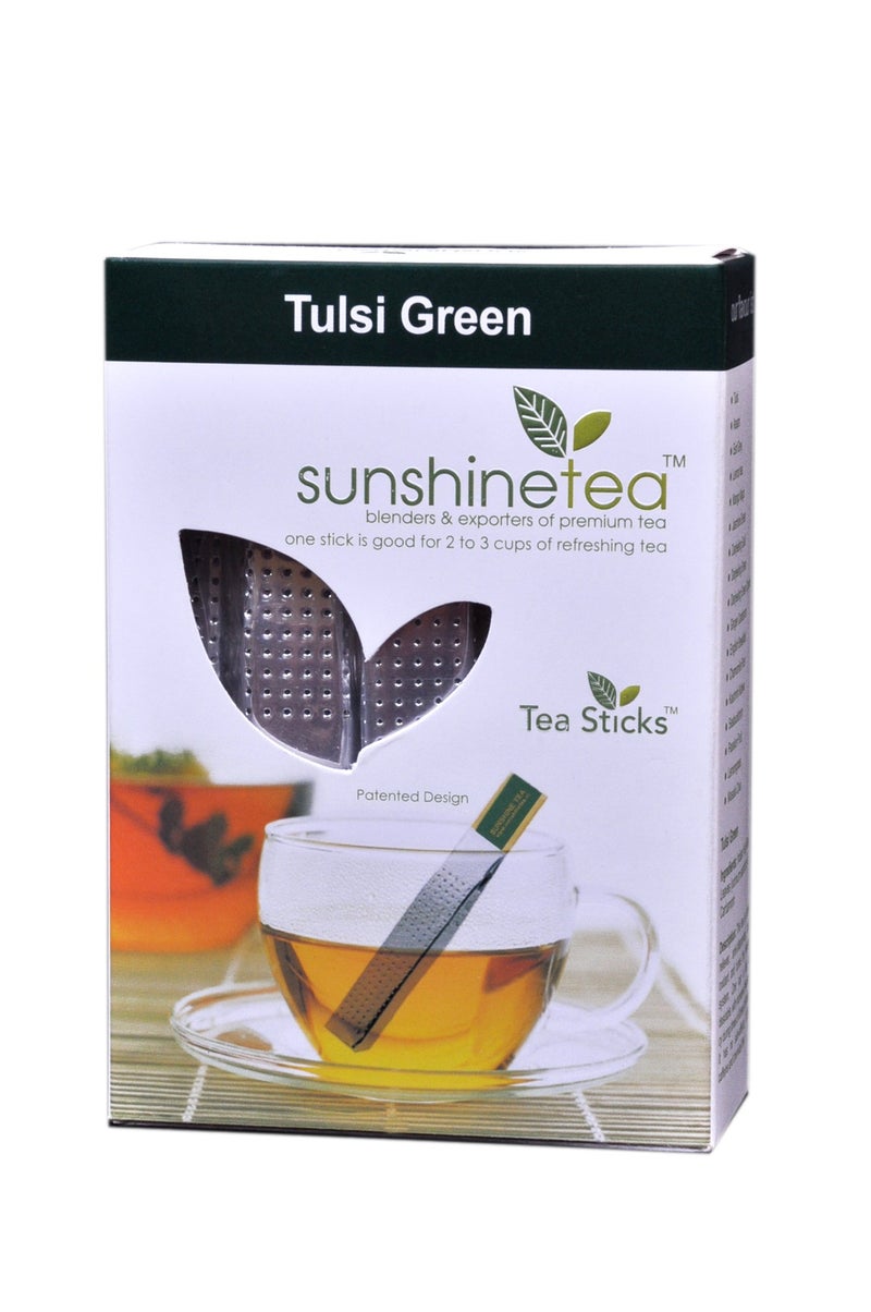 Sunshine Tea شاي تولسي المشمس - 10 أعواد شاي - Image 1
