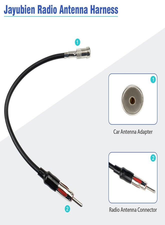Jayubien Radio Antenna Adapter Cable Compatible with VW Jetta Passat Golf BMW Car Stereo Antenna Wire Harness Connector - Image 3