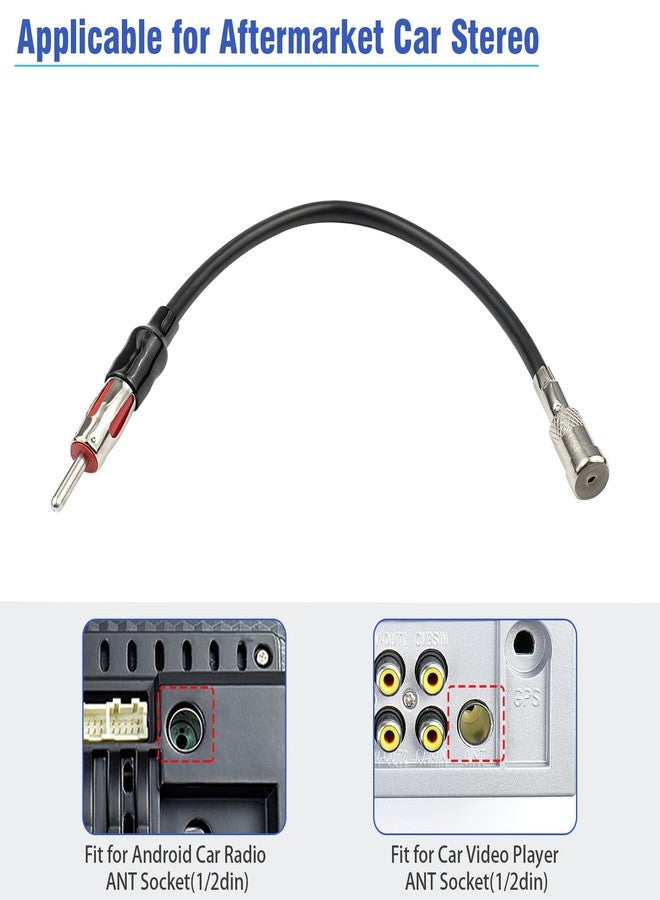 Jayubien Radio Antenna Adapter Cable Compatible with VW Jetta Passat Golf BMW Car Stereo Antenna Wire Harness Connector - Image 2