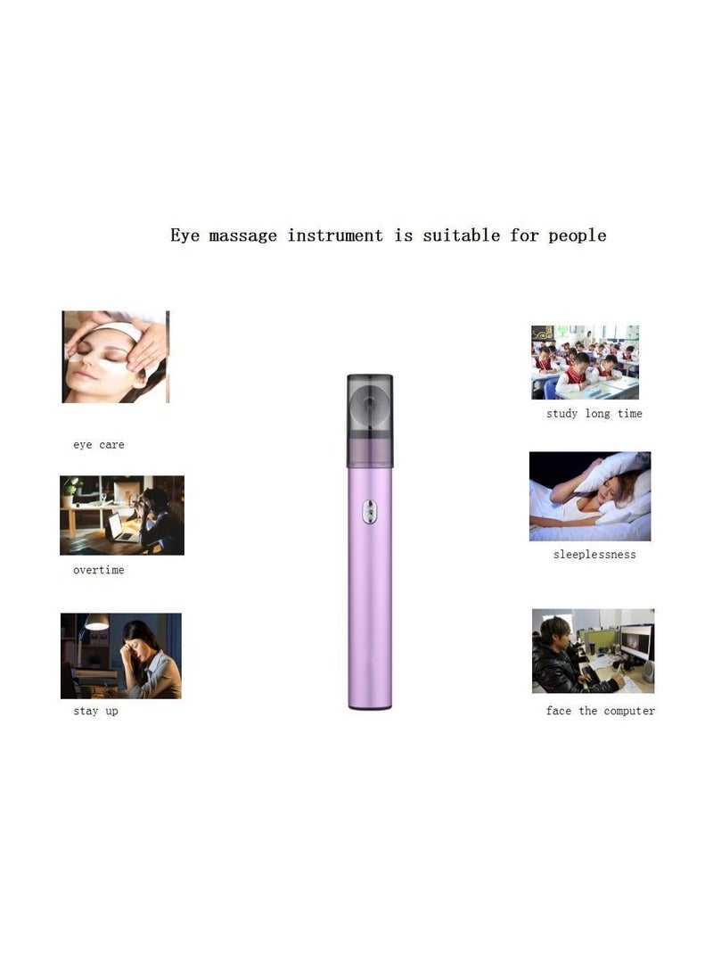 SYOSI Eye Massager Wand with Heat and Cooling, Electric Ice Roller for Face, 42℃ Vibration for Dark Circles, Puffiness, Sinus Pain, and Migraine Relief - Image 5