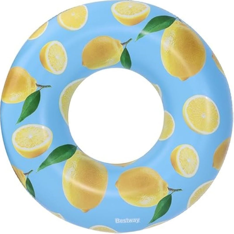 Rubber Float, Lemon Scented, Swimming Ring for Unisex