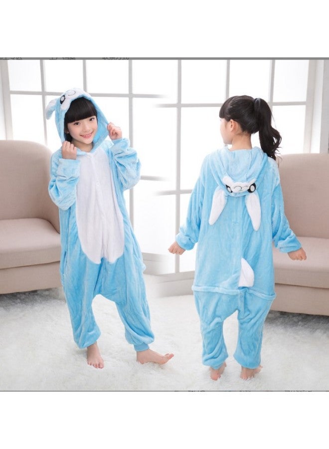 Halloween Costume for Baby and Kid Stereo Blue Rabbit suitable for height:110cm Pretend Play Suit Halloween Dress up Party costume for girls and boys - Image 1