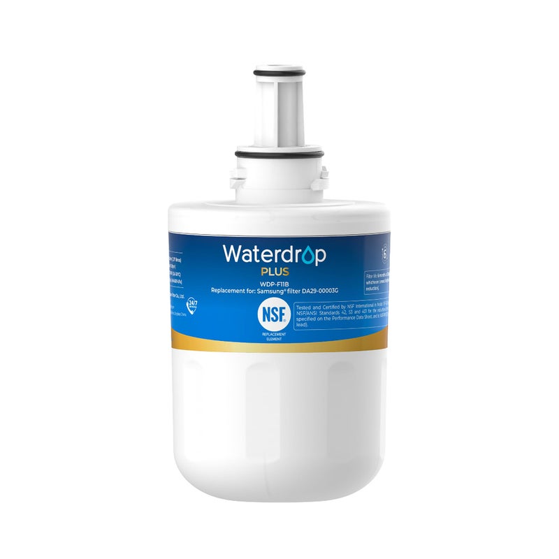 Waterdrop Plus DA29-00003G NSF 401&53&42 Certified Refrigerator Water Filter, Replacement for SamsungÂ® DA29-00003G, DA29-00003B, DA29-00003A, Aqua-Pure Plus, HAFCU1 (Package May Vary) - Image 1