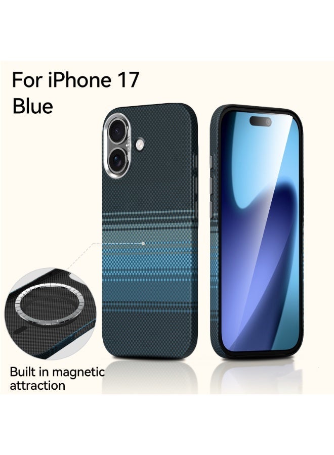 MONOGUE Case for iPhone 17 Case 6.3" with Camera Control Button, Compatible with MagSafe, Ultra-Slim Case with Caseless Touch Feeling, 1500D Aramid Fiber Woven - Image 2