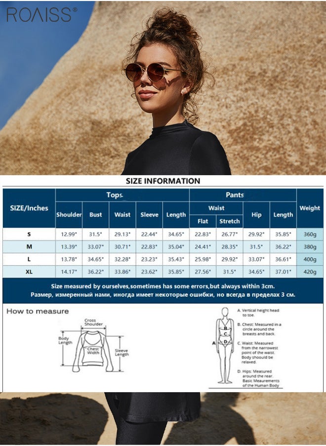 2-Piece Women's Conservative Swimsuit Casual Solid Color Mid High Collar Sunscreen Suit Muslim Beach Surfing Swimsuit - pzsku/ZE39A9FC61EE8E304557AZ/45/_/1714384741/f119efec-6859-4563-8c09-f0a339a646b6