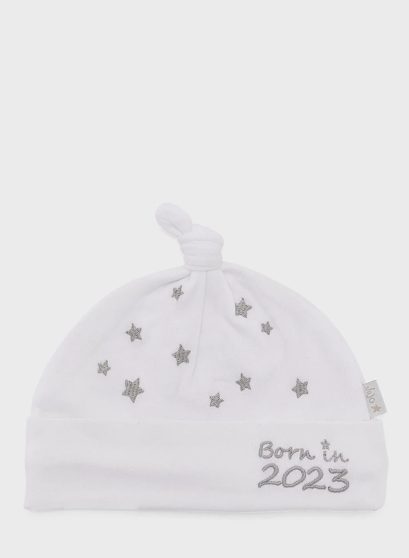 JoJo Maman Bebe Infant Star Print Baby Hat