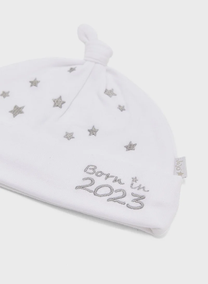 JoJo Maman Bebe Infant Star Print Baby Hat