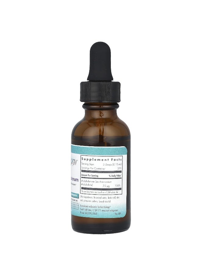 Nutricology Nutricology, Liquid Molybdenum, 1 fl oz (30 mL)  - Image 4