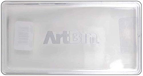 ArtBin 6902AG Slim Line Pen & Pencil Box, Small Art & Craft Organizer, [1] Plastic Storage Case, Translucent - Image 4