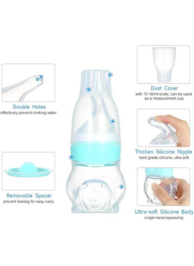 Little Angel 3 In 1 Baby Anti Choking Silicone Medicine Feeder - Pink  - Image 5