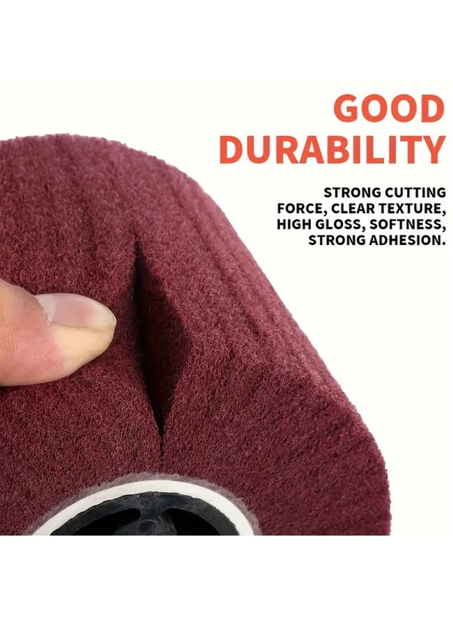 Stainless Steel Nylon Polishing Drawing Wheel Scouring Pad No Power Needed Home Improvement - Image 3