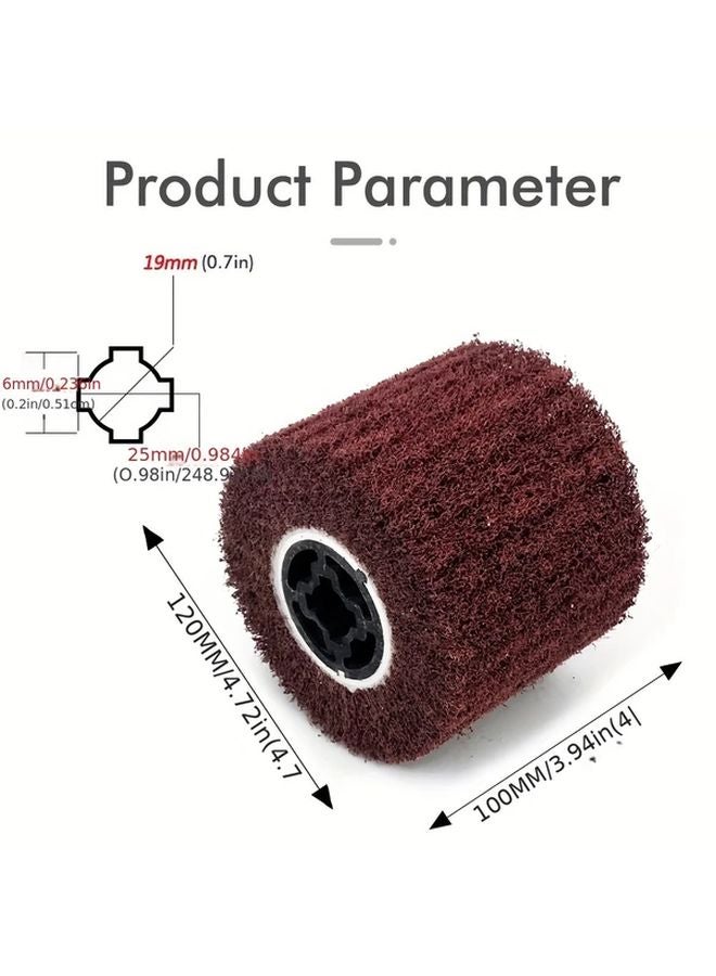 Stainless Steel Nylon Polishing Drawing Wheel Scouring Pad No Power Needed Home Improvement - Image 5