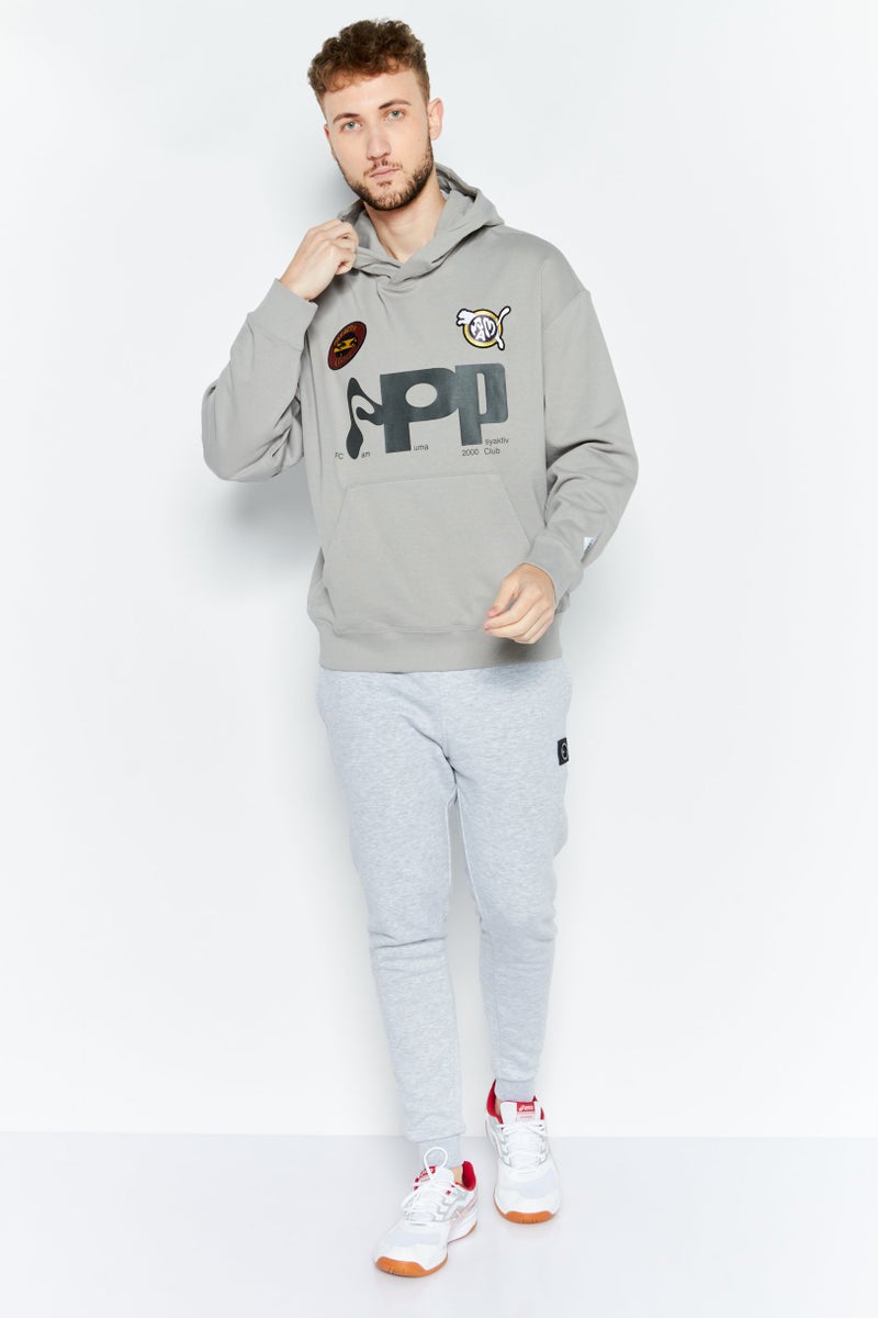 PUMA Puma x Perks And Mini Men Sportswear Fit Long Sleeve Outdoor Hoodie, Grey - Image 2