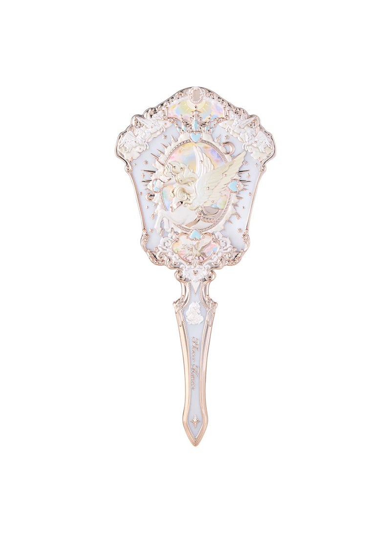Flower Knows Knight Unicorn Hand Mirror - Image 1