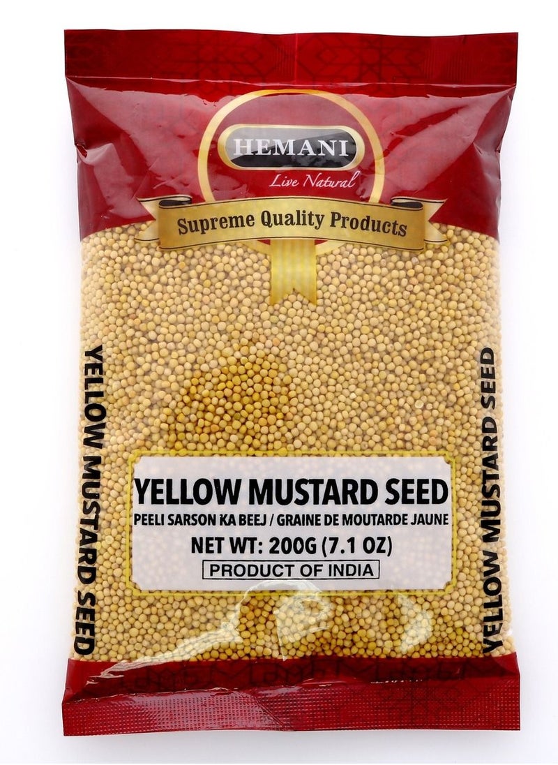 HEMANI - Hemani Yellow Mustard Seeds 200g - Image 1