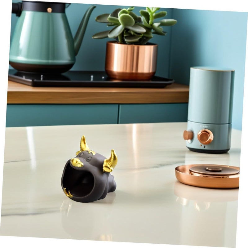 Creative Cartoon Ceramic Ashtray Desktop Decoration Windproof For Home And Car - Image 5