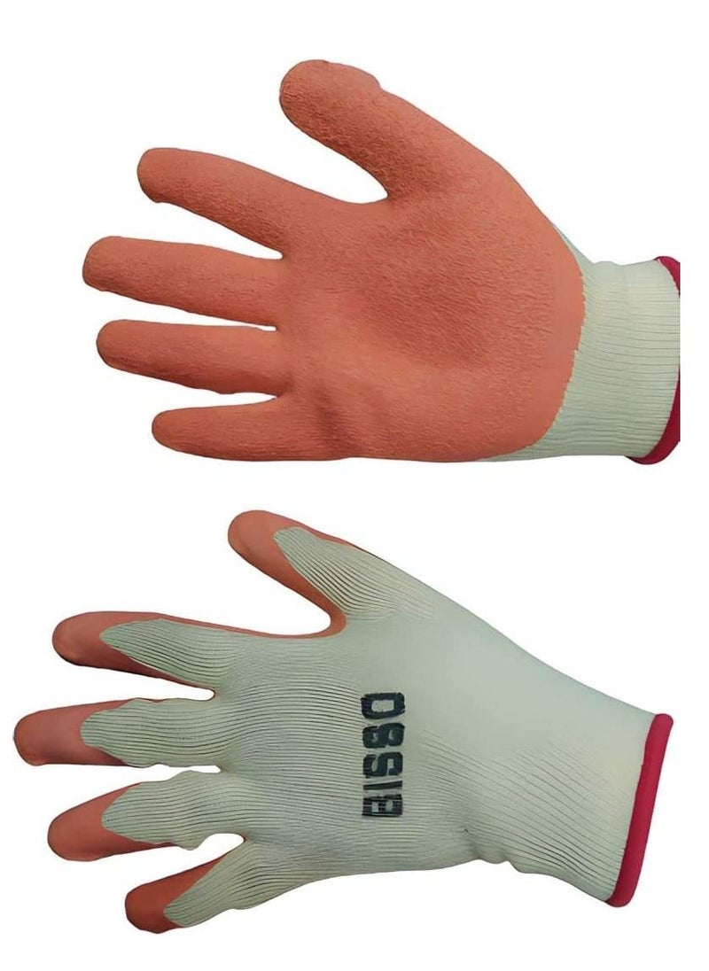 Generic - Woven glove with an insulating rubber design for gardening, construction and cleaning works - Image 1