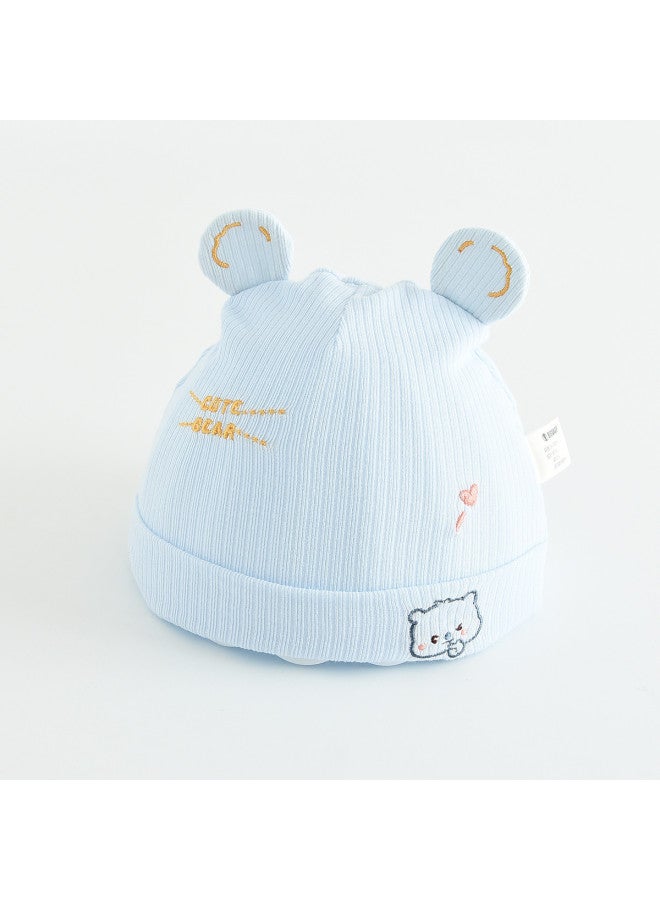 Bumblebee Newborn Cotton Delivery Room Baby Cap - Soft Cranial Protection Hat, Adorable 3d Windproof Outdoor Infant Hat - Image 2