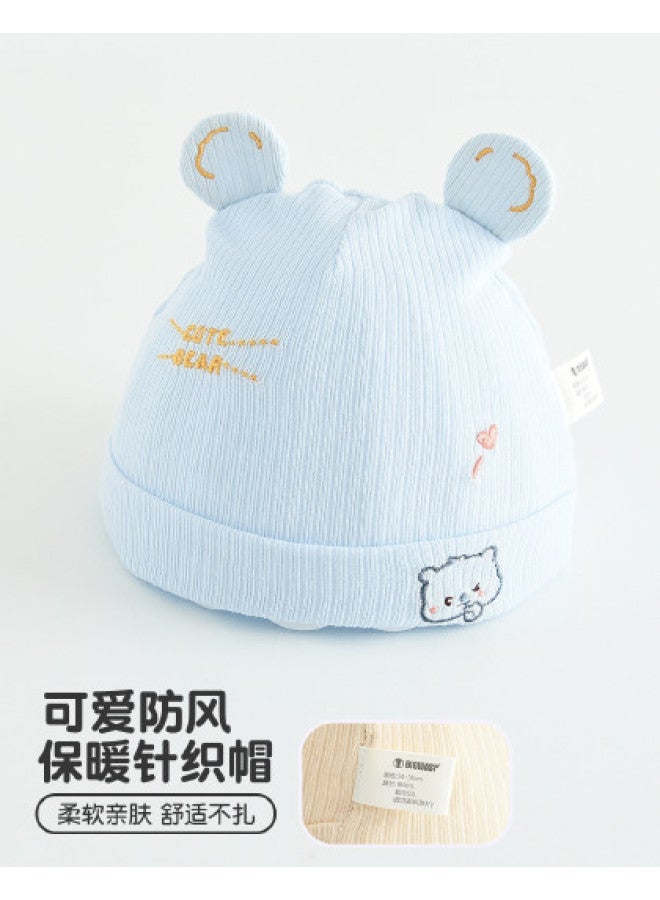 Bumblebee Newborn Cotton Delivery Room Baby Cap - Soft Cranial Protection Hat, Adorable 3d Windproof Outdoor Infant Hat - Image 1