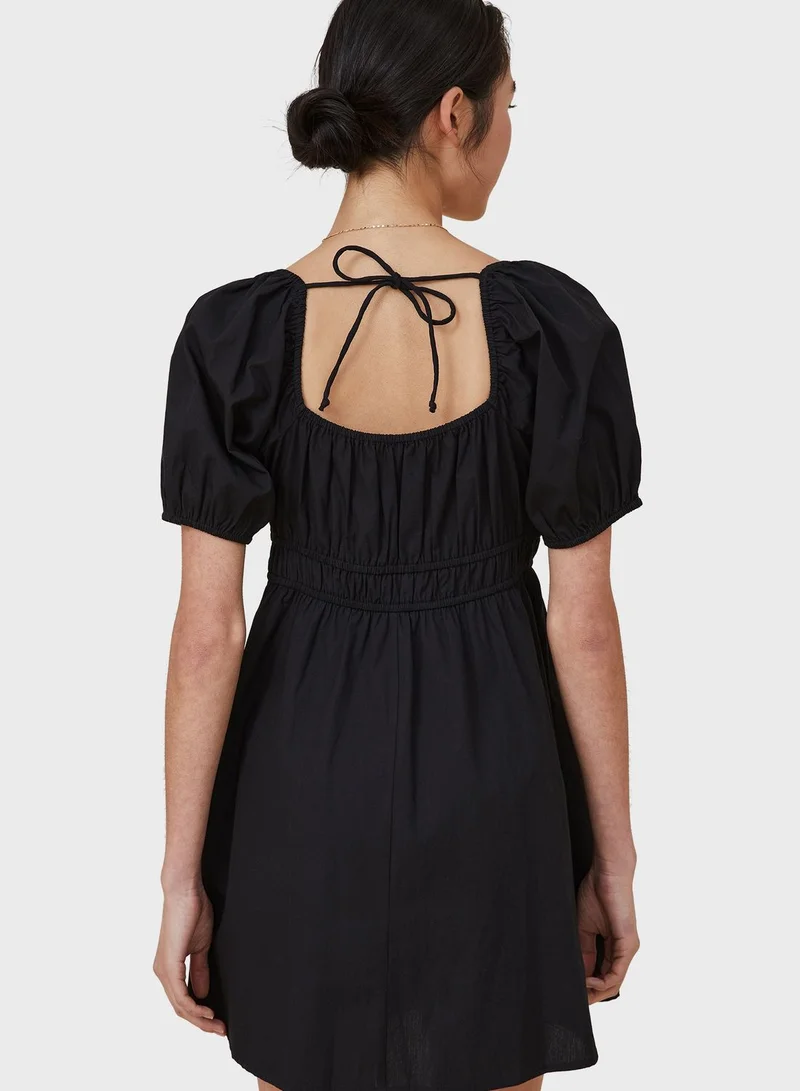Cotton On Puff Sleeve Mini Dress