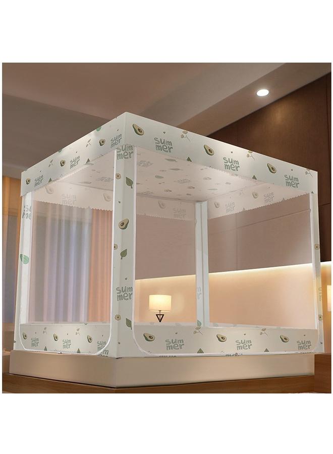 Bluejw Household Mosquito Net High-grade Children's Drop-resistant Mongolian Yurt Sitting-bed Type Internet-famous Anti-mosquito Net Portable Foldable For Clearance - Image 1