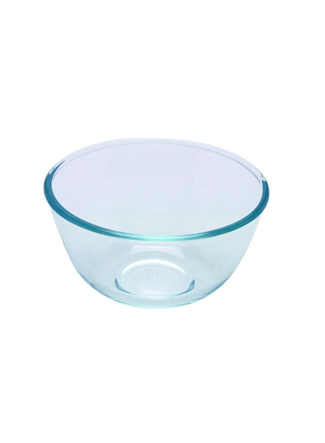 Pyrex Glass Mixing Bowl 2L , Borosilicate Heat Resistant, Microwave, Oven, Fridge & Freezer Safe, Stackable Space-Saving Kitchen Bowl for Mixing, Serving & Storage Clear 2cm - Image 3