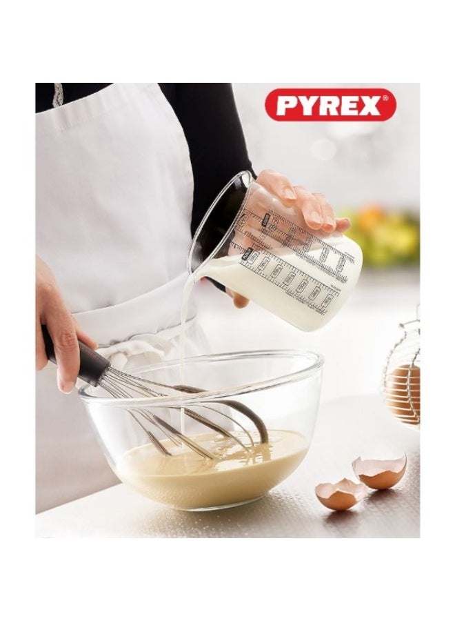 Pyrex Glass Mixing Bowl 2L , Borosilicate Heat Resistant, Microwave, Oven, Fridge & Freezer Safe, Stackable Space-Saving Kitchen Bowl for Mixing, Serving & Storage Clear 2cm - Image 5