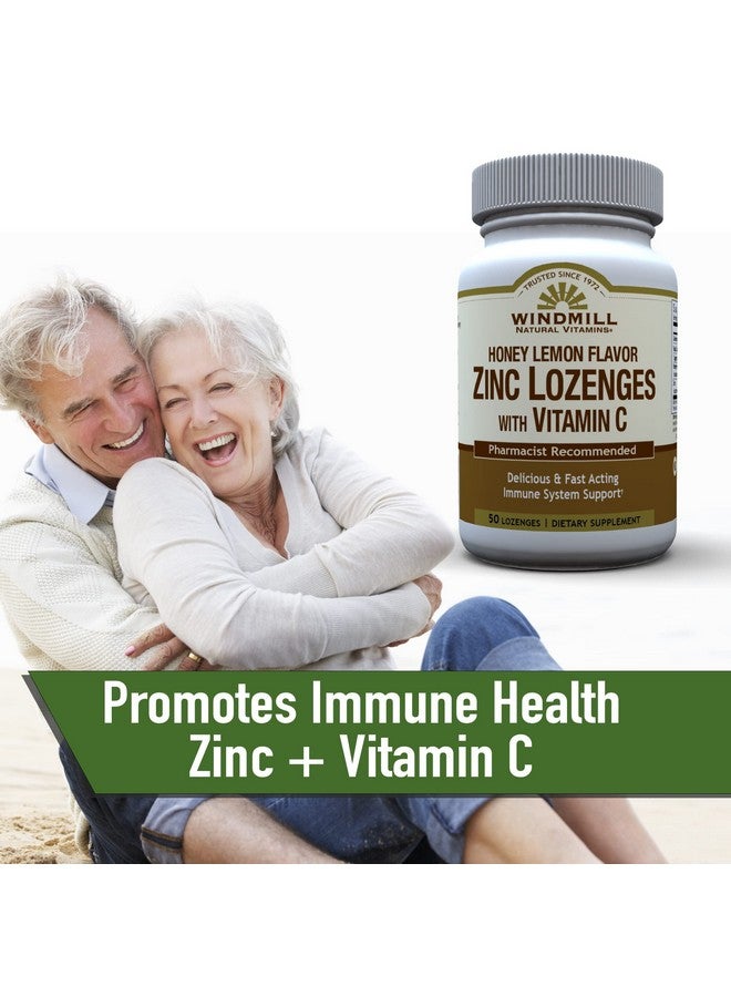 WINDMILL ZINC LOZ W/VIT C 100MG H/L WML 50 by Windmill,9 Ounce (Pack of 1) - Image 2