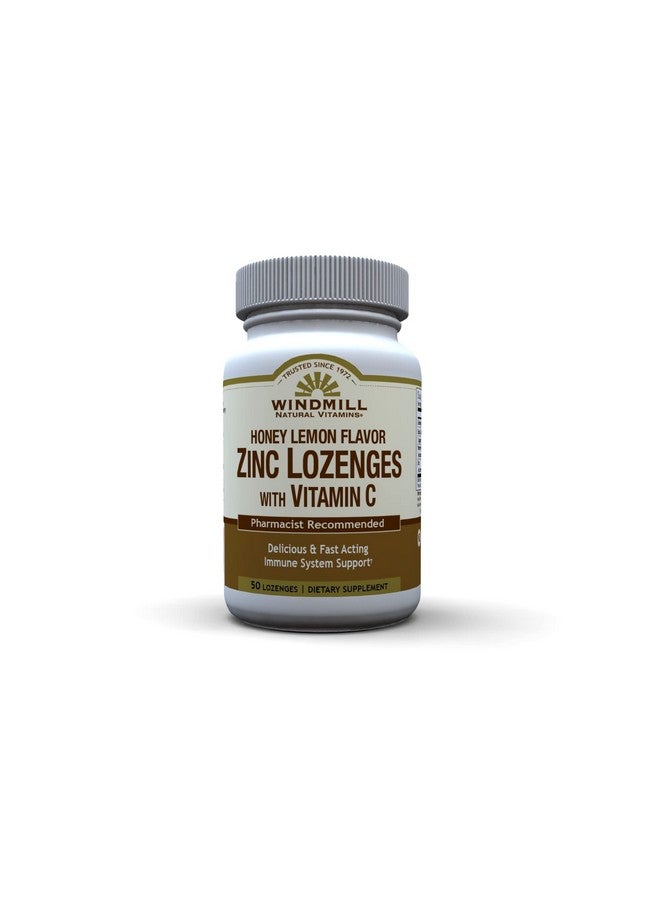 WINDMILL ZINC LOZ W/VIT C 100MG H/L WML 50 by Windmill,9 Ounce (Pack of 1) - Image 1