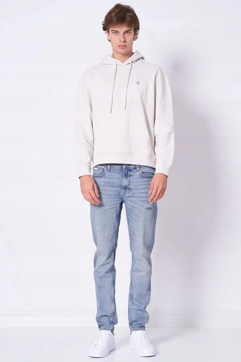 Calvin Klein Jeans  Cotton Terry Monogram Hoodie for Men | Best Price UAE