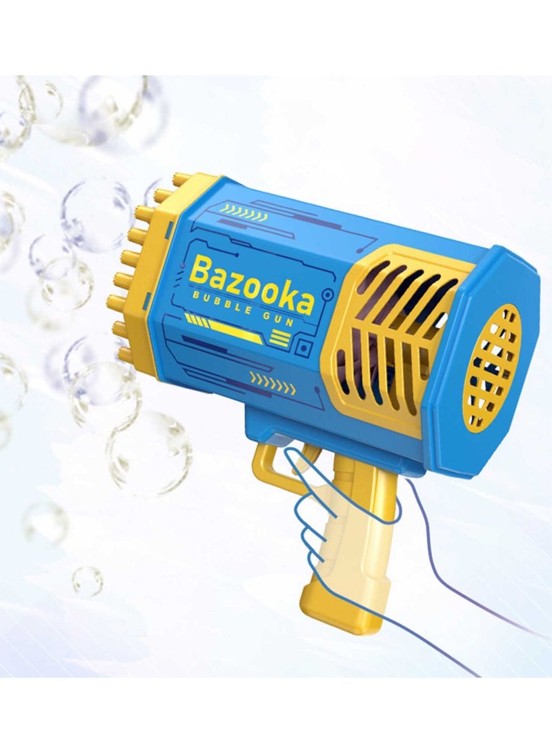 Bazooka 69 Hole Gatling Bubble Machine for Children Automatic Bazooka Bubble Gun wit Color Light Electric Soap Bubble Maker Toy For Kids - Image 2