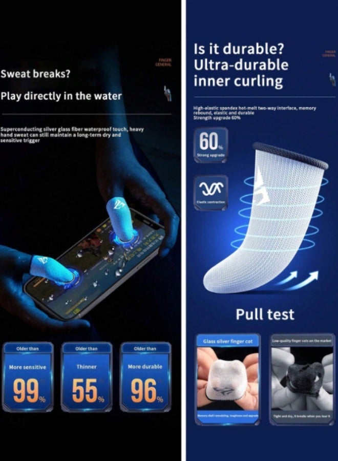 general 4 Gaming Finger Gloves Paired With A Metal Storage Box - Image 5