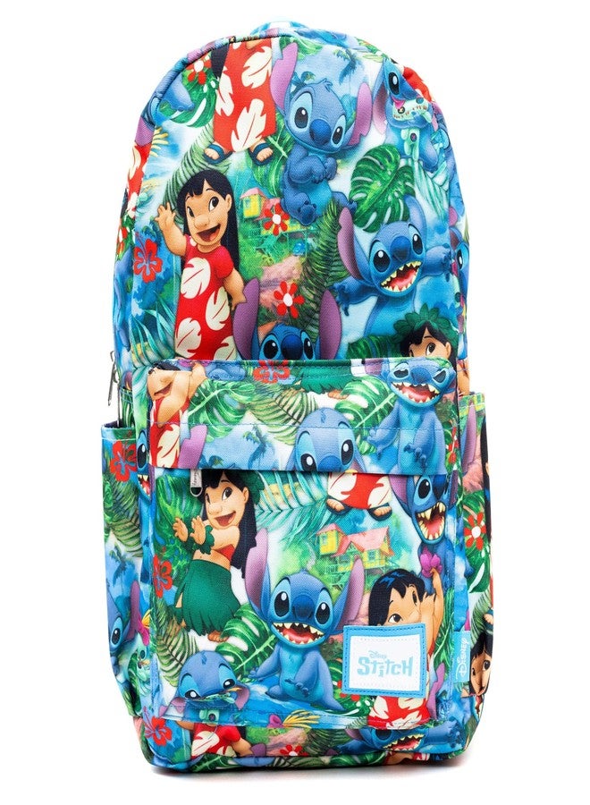 Wondapop Disney Lilo and Stitch 17" Full Size Nylon Backpack - Image 1